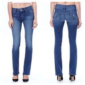 Hudson Bootcut Triangle Flap Pocket Jeans Size 26